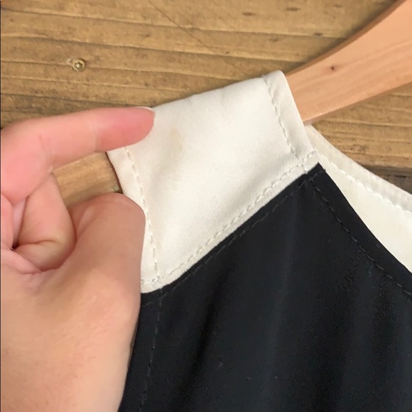 Ann Taylor the loft black and white striped dress! - Picture 5 of 7